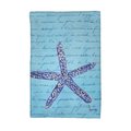 Betsy Drake Betsy Drake KT991 Blue Starfish Kitchen Towel KT991